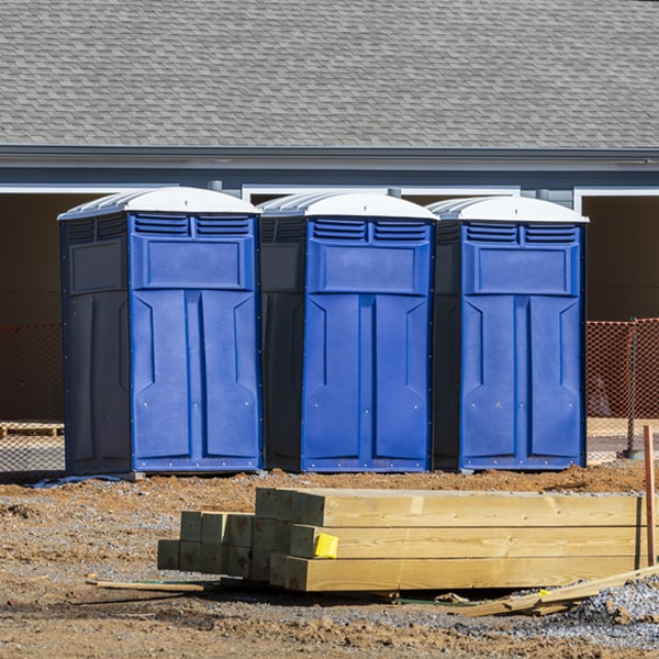 what is the maximum capacity for a single portable restroom in Winn ME